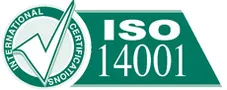 ISO 14001:2015 certified