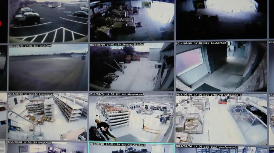 Video surveillance cameras monitoring the Mannapov facility