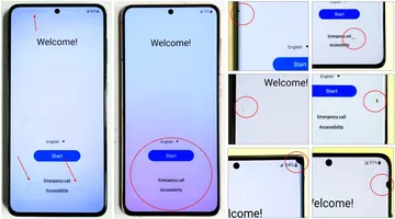 Display issues example: functional screens with burn-in or spots