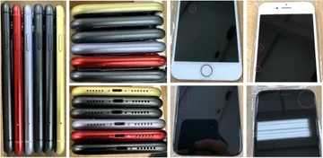 Grade 3 example: phones with visible scratches and light dents